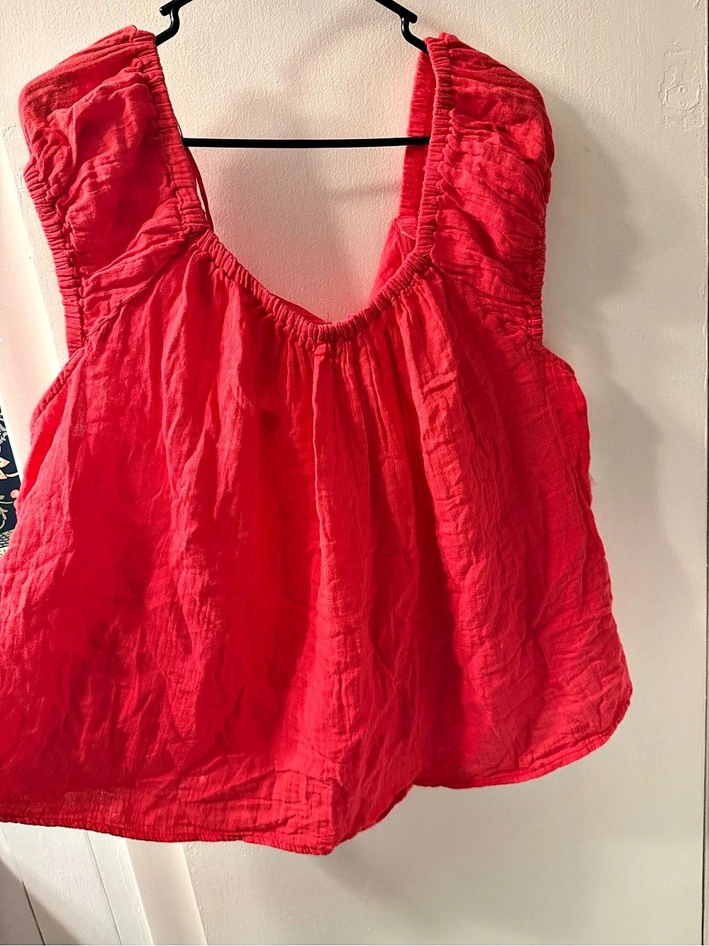 Old Navy Women's Cotton Tank Top in Red Size 2X